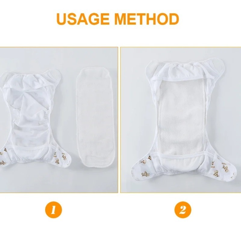 2/5/10Pcs Baby Diapers Reusabl - Cloth Diaper Insert review and price