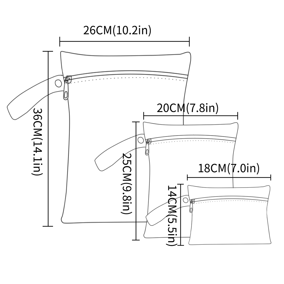 3Pcs/S Different Size Waterpro - Cloth Diaper Insert review and price
