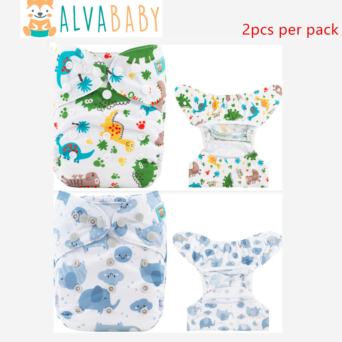 2pcs Eco-friendly Baby Cloth D - Cloth Diaper Insert review and price