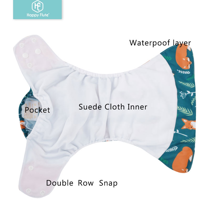 HappyFlute 8 diapers+8 Inserts - Cloth Diaper Insert review and price