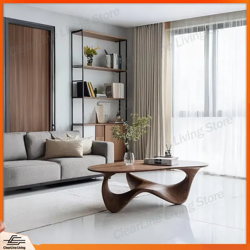 Modern Solid Wood Coffee Table - Sustainable Living Homes review and price